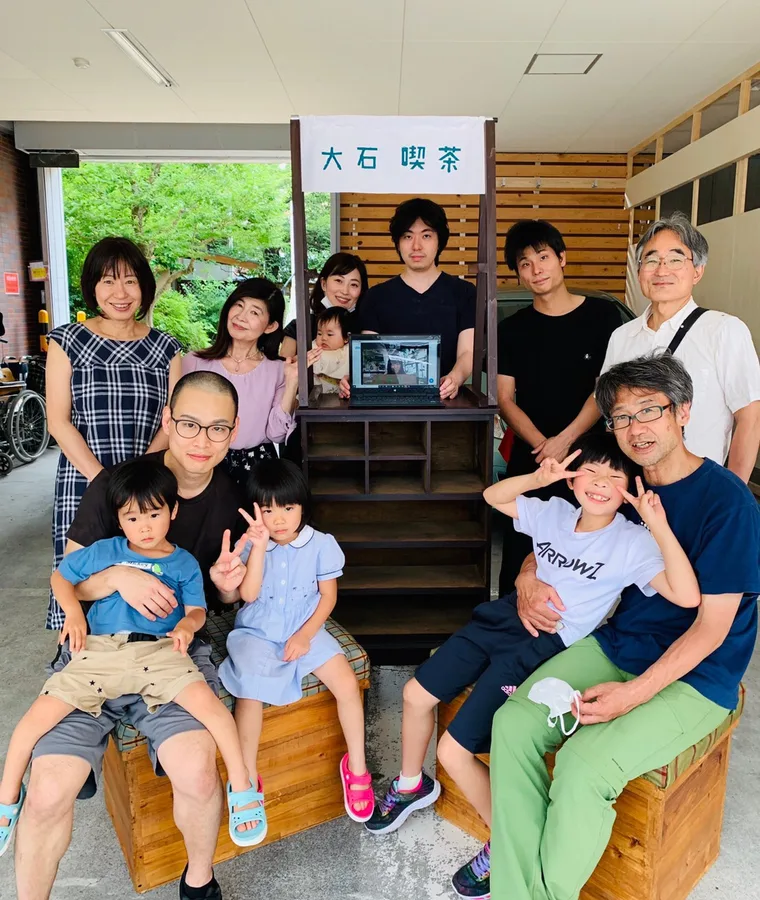 健康屋台の様子